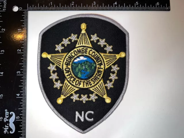 VINTAGE OBSOLETE Buncombe County Sheriff North Carolina Police Department Patch