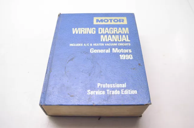 Motor 0-87851-730-8, 21090 Wiring Diagram Manual General Motors 1990