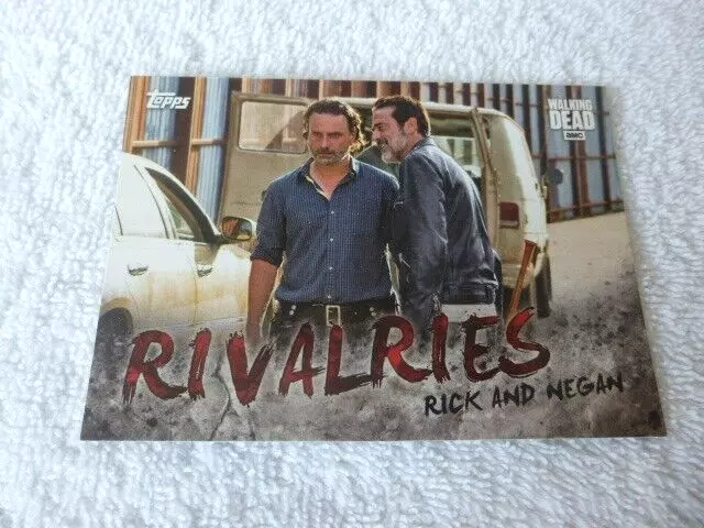The Walking Dead Season 7 Rivalries Chase Card Rick and Negan R-1