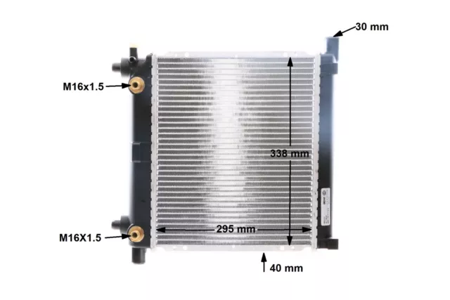 MAHLE Motorkühler (CR 255 000S) für 124 MERCEDES-BENZ 190 |