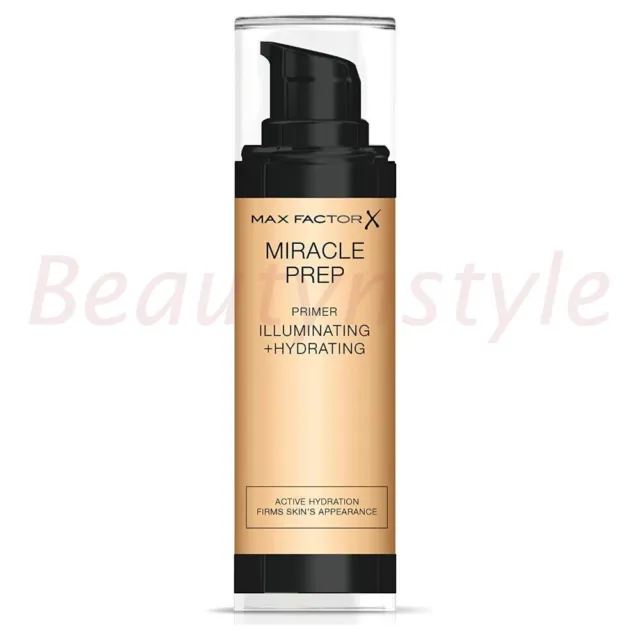 Max Factor Miracle Prep Illuminating & Hydrating Primer - NEW SEALED