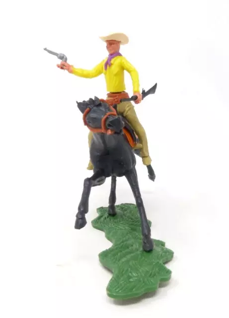 Vintage Cherilea Mounted Cowboy With Rifle 65Mm Scale 3