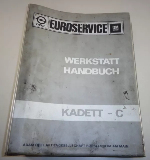 Werkstatthandbuch Opel Kadett C Stand 08/1973