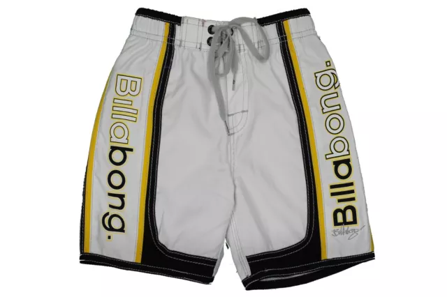 Boardshorts da bambino bianco Billabong coulisse e tasca casual moda junior