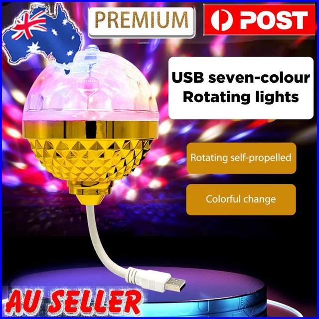 USB Stage Lights Christmas Gift LED Party Lamps Colorful RGB for Bar Dance Party