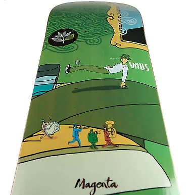 Magenta Leo Valls Lucid Dream 8.25 Skateboard Deck- 8.25 -Green