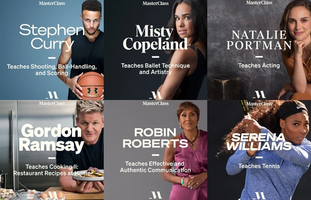 Masterclass Subscription 60% savings to September 2024