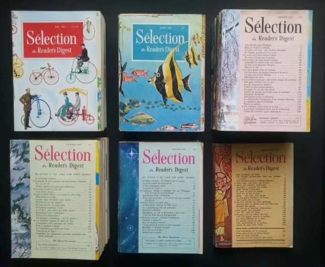 Sélection du Reader’s Digest 95 revues Années 1963/1983 Lire annonce Voir photos 3