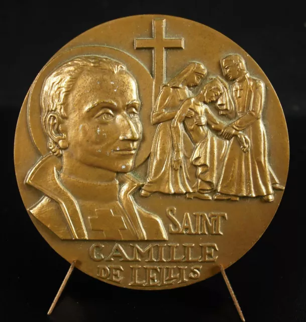 Medalla San Camille De Carisma Paramédico Nuestra de Las Enfermo Protégez-nous