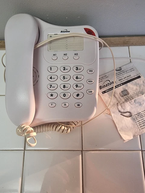Binatone Lyris 110 Telefono a cavo - bianco
