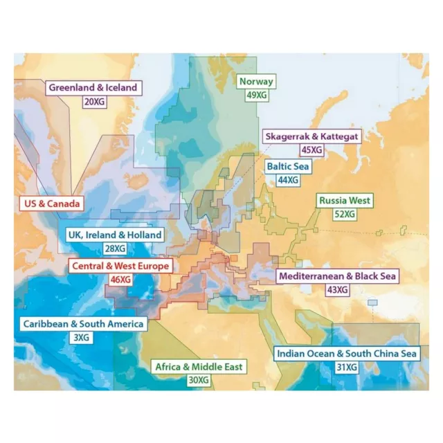 Cartografia Navionics XL9-NAVIONICS+ Global Region - 1 PZ  - 29.080.11 - 2908011