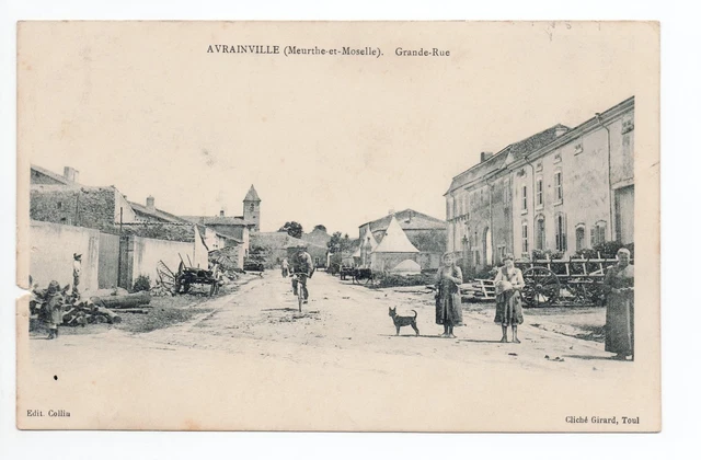 AVRAINVILLE Meurthe et Moselle CPA 54 the main street