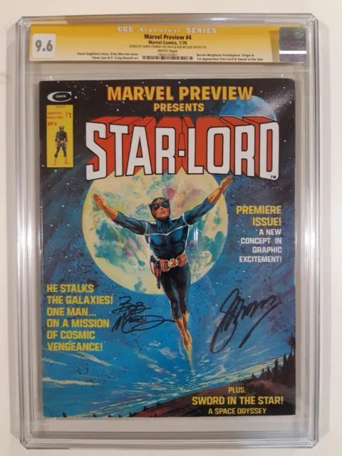 Marvel Preview 4 CGC 9.6 SSx2 (Conway/McLeod)  1st Peter Quill / Star-Lord - KEY