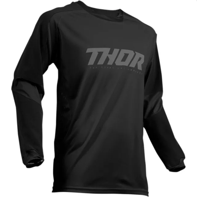 Thor Terrain Équipement Jersey Motocross MX Enduro Tricot Maillot Chemise Noir