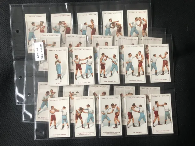 Franklyn Davey-Full Set- Boxing 1924 ( Original Set 25 Cards)