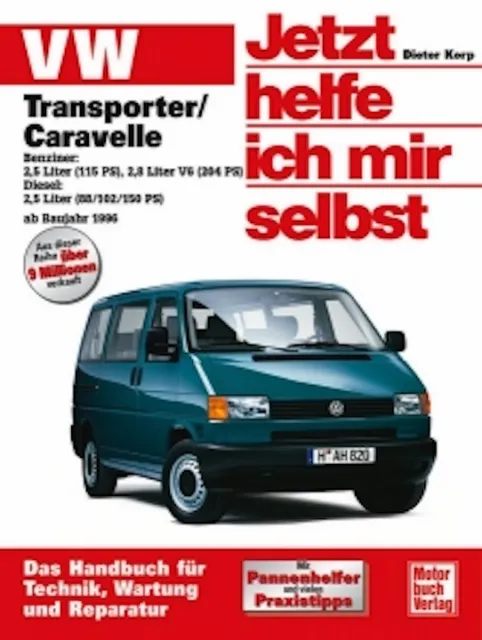 VW Bus T4 Transporter Caravelle Bj 96 Reparaturanleitung Buch Reparatur Korp 227