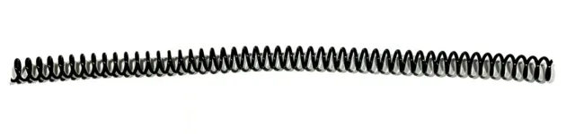 Spiral Binding Coils Teklynx Black 12 MM 4:1 12" (Box of 100) USA Made
