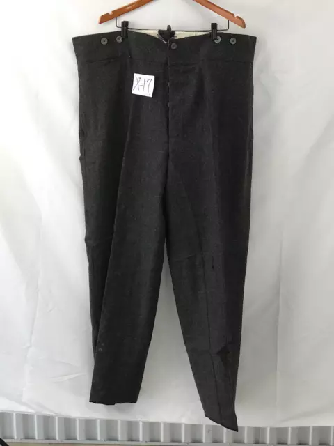 Civil War Confederate Grey Wool Trousers - Reb Uniform Pants - Size 46