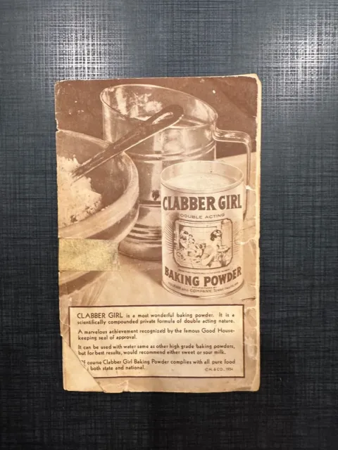 Clabber Girl Baking Book - 1934 - Baking Powder
