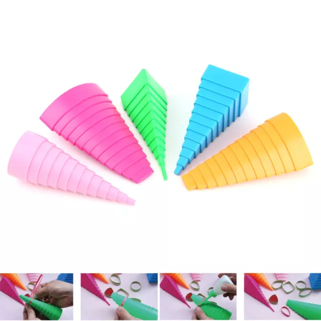 5Pcs Paper Quilling Border Buddy Bobbin Tower DIY Handmade Paper Craft Tool