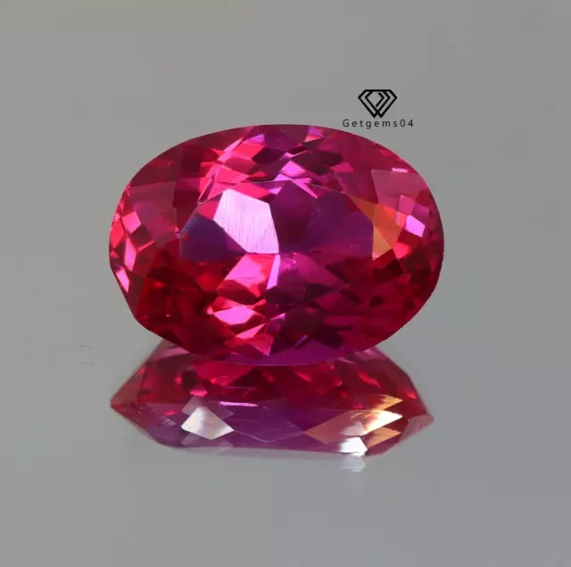 Extremely Rare Pink Sapphire Oval Cut 14.30 Ct NATURAL CERTIFIED Loose Gemstone
