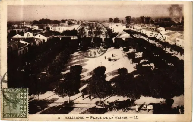 CPA AK Algérie-Relizane-Place de la Mairie (237794)