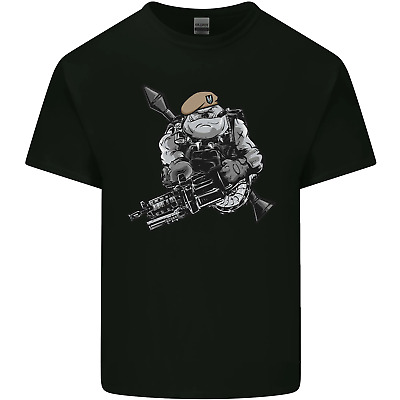 SAS Bulldog British Army Special Forces Mens Cotton T-Shirt Tee Top