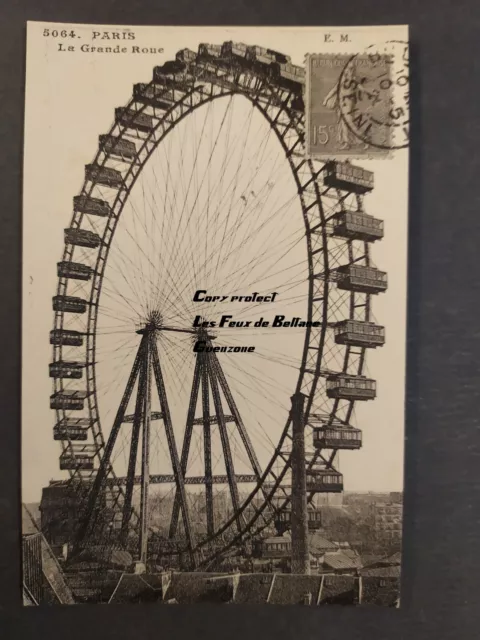 GRANDE ROUE FOIRE CHAMP DE MARS PARIS carte postale repro postcard