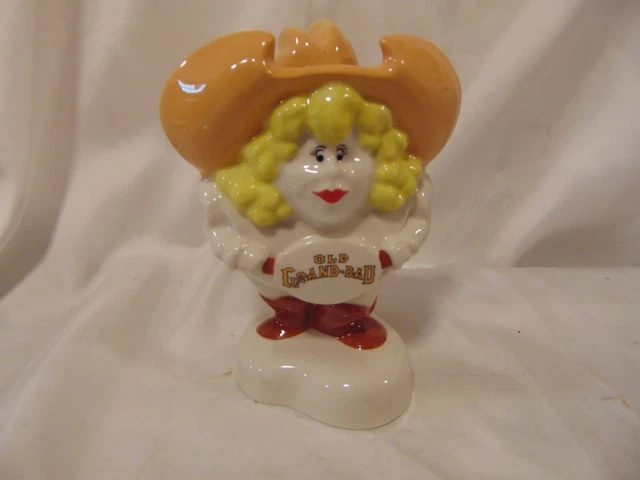Beam's Yellow Cowgirl 2000 Convention Decanter by Wade of England 1 of 350