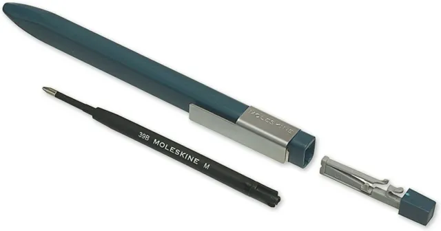Moleskine Click Kugelschreiber (1,0 mm Stiftspitze, rechteckige