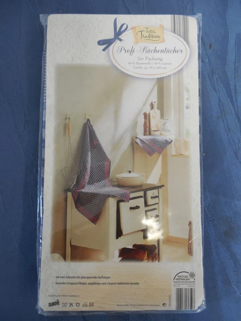 2 schöne Profi-Küchentücher/Geschirrtücher - 50x100 cm - NEU/OVP