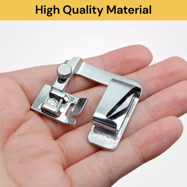 Narrow Rolled Presser Foot Hem Sewing Machine Domestic Hemmer Set For Brother 3