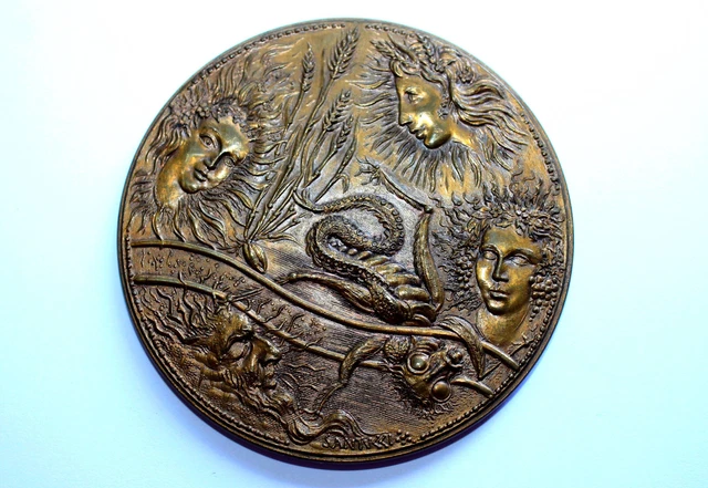 Médaille Bronze Ministère De L'Agriculture 1978 - 50mm - 71.8g