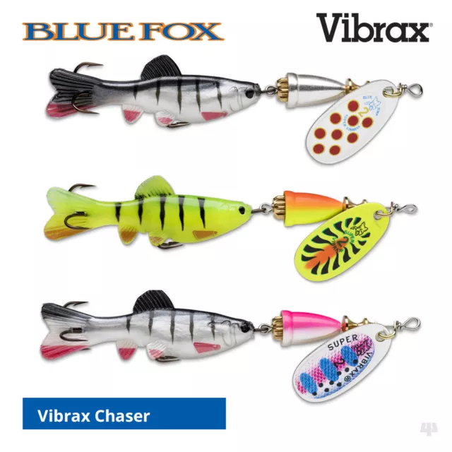 BLUE FOX VIBRAX Original Foxtail Spinners - Trout Salmon Perch Bass Fishing  Lure £6.35 - PicClick UK