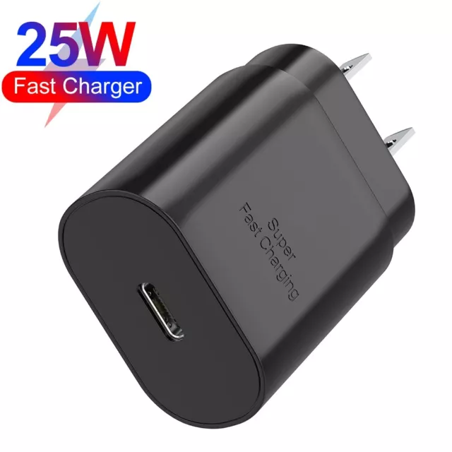 PD 25W Type C USB-C Super Fast Charging Wall Charger Adapter For iPhone Samsung