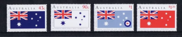 Australian Decimal Stamps 1991 Australia Day Flags, Complete Set 4, MNH 2