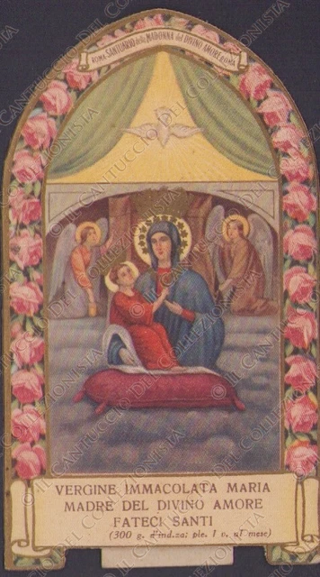 Vergine Immacolata Maria Madre Divino Amore Santino