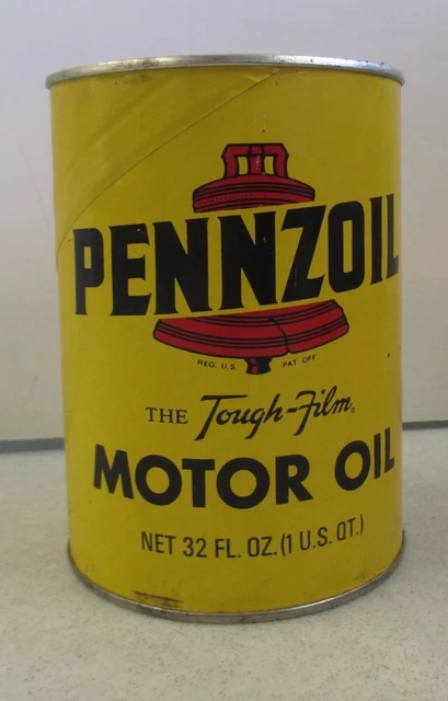 Alte Pennzoil Öldose Tankstelle Kanne Shell Gulf Esso Texaco Mobiloil Mobilgas