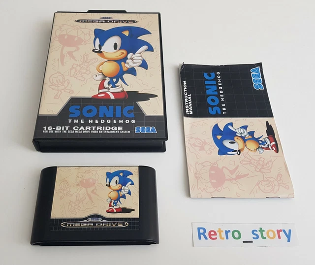 SEGA MEGA DRIVE - Sonic The Hedgehog - PAL EUR 24,99 - PicClick FR