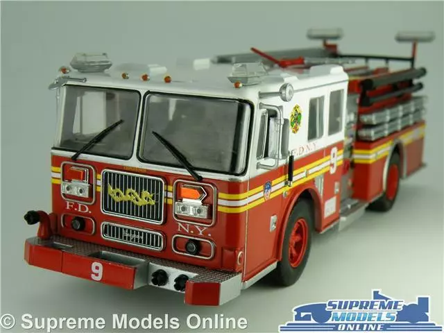 Seagrave Marauder Fire Engine Model Truck 1:43 Scale Ixo New York Fdny Usa K8