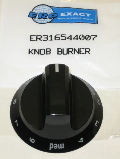 Cooktop Range Burner Knob for Electrolux 316544007 AP4560389 PS2581852