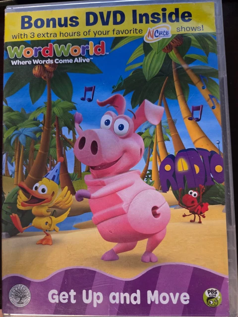 WORD WORLD WHERE Words Come Alive Get Up and Move DVD $13.59