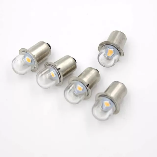 5PCS LED Flashlight Bulb P13.5S Bulb Headlamp Torch Lantern Light 3V 4.5V 6V 12V