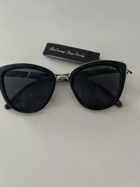 Quay Australia My Girl Black Cat Eye Sunglasses