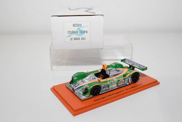 Miniature Spark 1/43 Courage C60 N°17 - 24H Du Mans 2001 - Excellent état