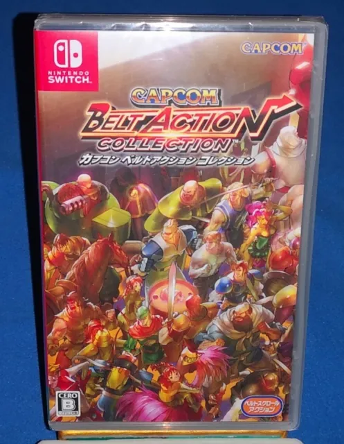 Capcom Belt Action Collection Nintendo Switch Version Jap Neuf Sous Blister