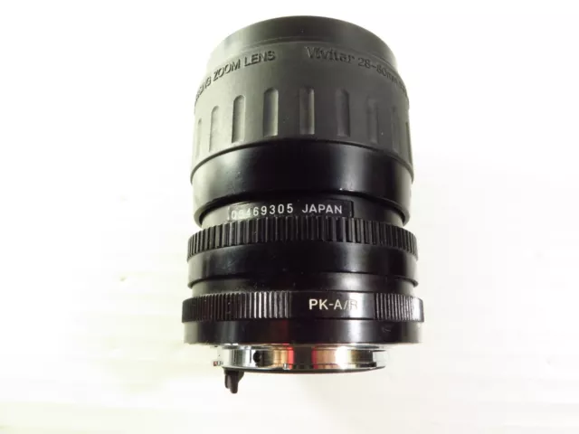 VIVITAR Macro Focusing Zoom Lens 28-80MM 28-80/3.5-5.6, PK-A/R, for Pentax PK