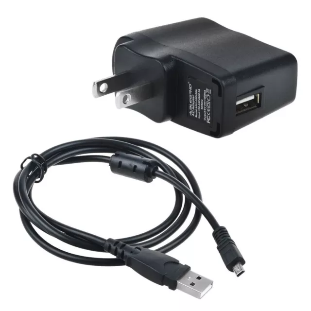 USB AC/DC Power Adapter Camera Battery Charger + PC Cord For Nikon Coolpix S3100