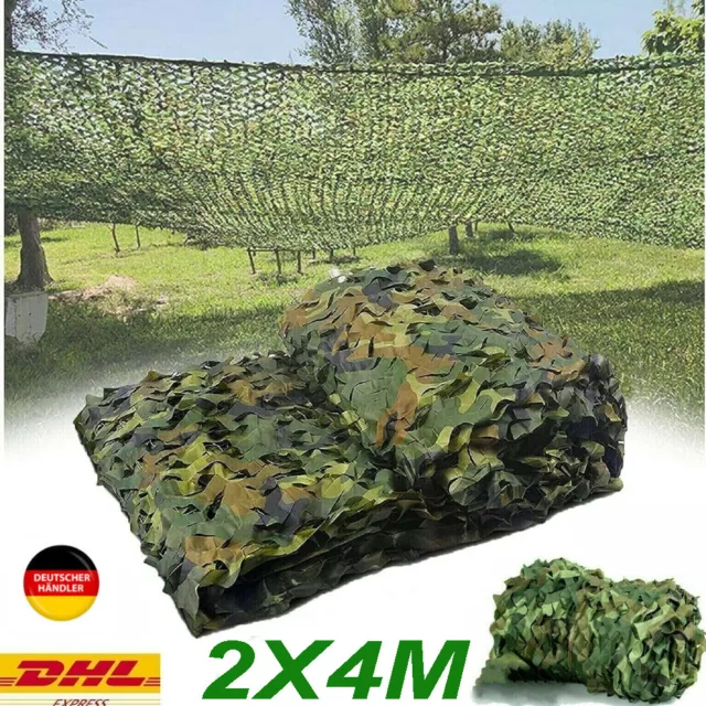 Tarnnetz Flecktarn Jagd Armee Netz Tarnung Dekonetz Camo Netz Outdoor Camouflage