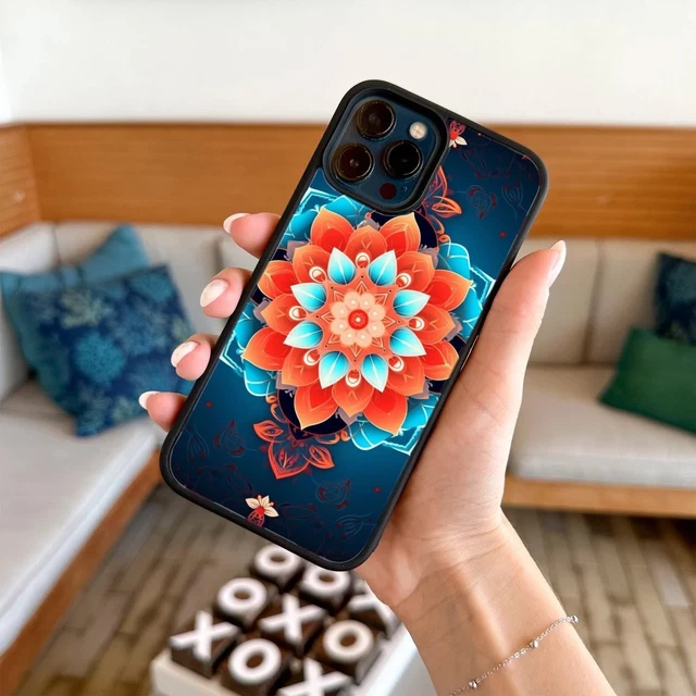 Estuches para Galaxy S10 S20 S21 S22 S23 punto central mandala encantador